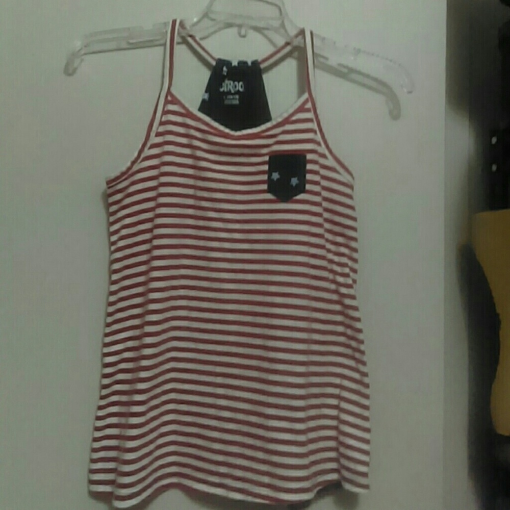 Patriotic T-back Girls Top